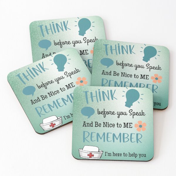 Item preview, Think Before You Speak, Remember I'm Here To Help You. Green & Black Text designed and sold by Bright76.