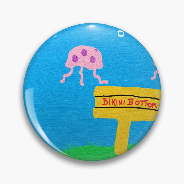 Item preview, Bikini Bottom field of jellyfish designed and sold by Milutin-Design.