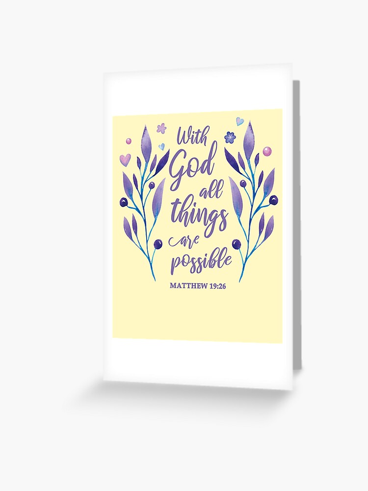 All Things are Possible. Can One! {Card} All Things are Possible. Can One! {Card}