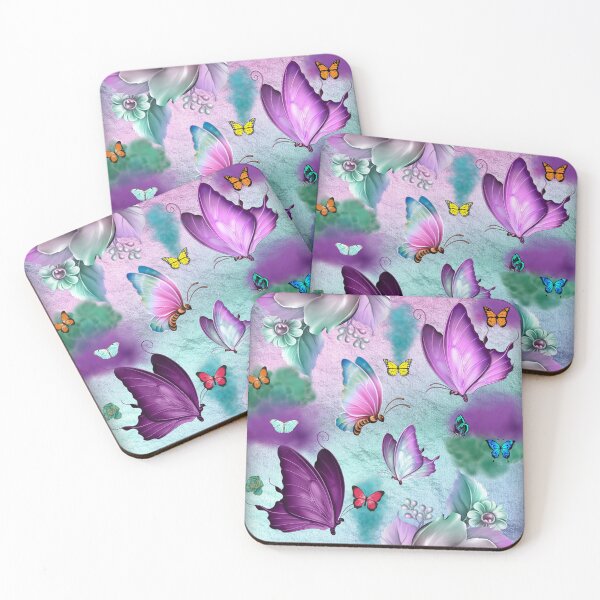 Item preview, Illustration colourful butterflies designed and sold by Lessonsprint.