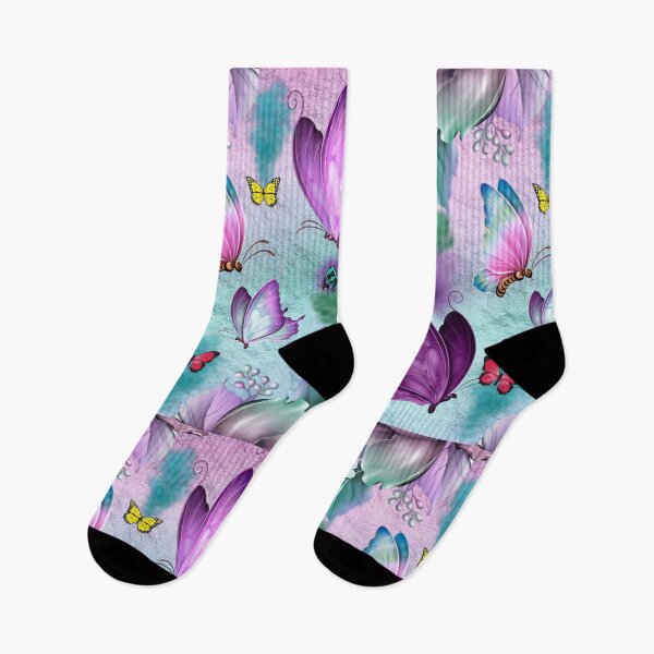 Item preview, Illustration colourful butterflies designed and sold by Lessonsprint.