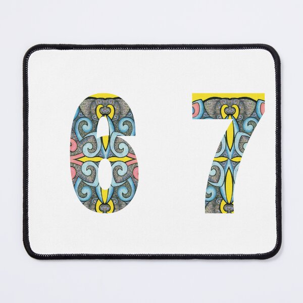 Item preview, FUNKY NUMBERS - Especially Designed for Letter Box Stickers - Original Maori Design designed and sold by KiwiAnniesArtNZ.