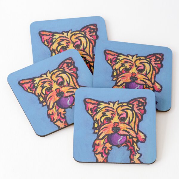 Item preview, Kate the Yorkie Says, Play Ball! designed and sold by Amanda A. Anthony.