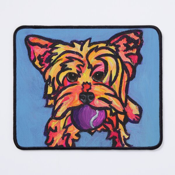 Item preview, Kate the Yorkie Says, Play Ball! designed and sold by Amanda A. Anthony.