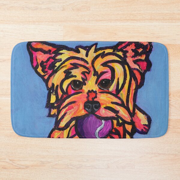 Item preview, Kate the Yorkie Says, Play Ball! designed and sold by Amanda A. Anthony.