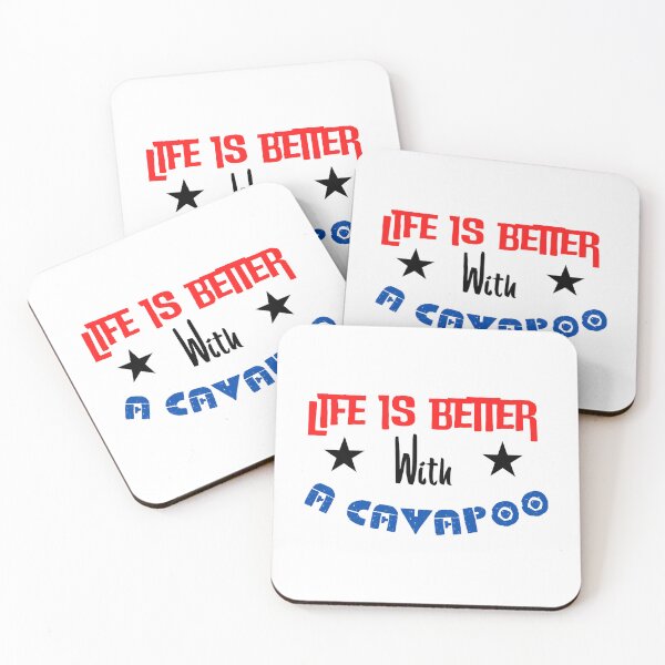Item preview, Life is better with a cavapoo design designed and sold by TeeSpillstore.