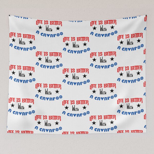 Item preview, Life is better with a cavapoo design designed and sold by TeeSpillstore.