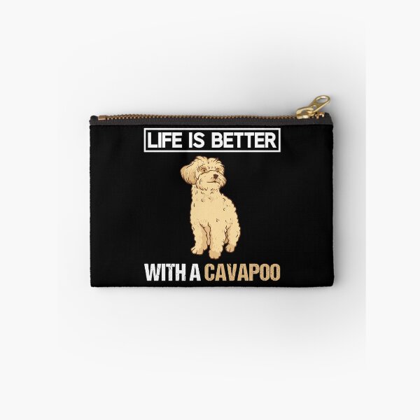 Item preview, life is better with a cavapoo Puppies Breed owner designed and sold by TeeSpillstore.