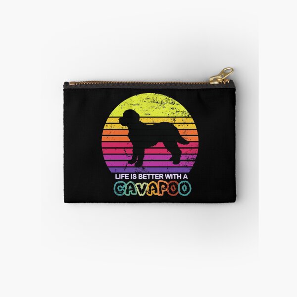 Item preview, Life is Better with a Cavapoo Retro sunset         designed and sold by TeeSpillstore.