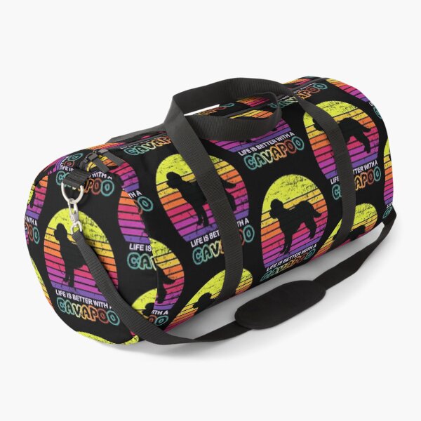 Item preview, Life is Better with a Cavapoo Retro sunset         designed and sold by TeeSpillstore.