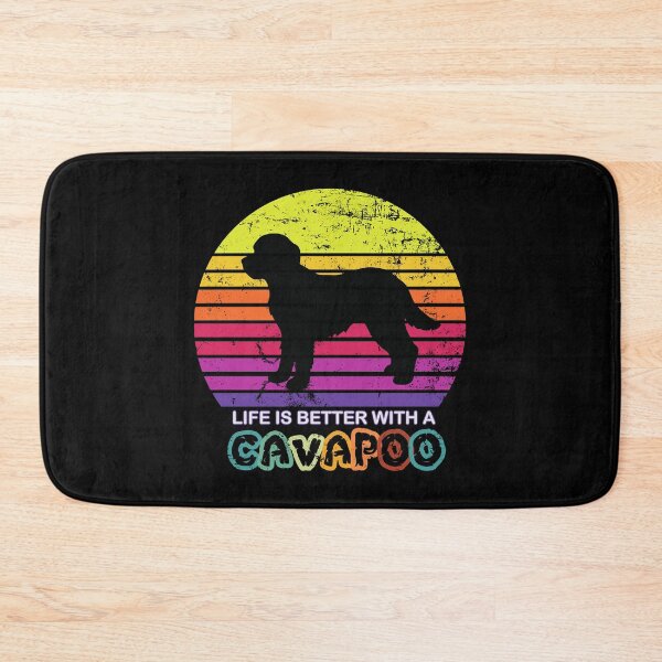 Item preview, Life is Better with a Cavapoo Retro sunset         designed and sold by TeeSpillstore.