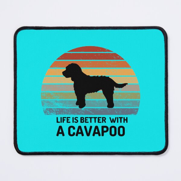 Item preview, Life is Better with a Cavapoo Retro sunset designed and sold by TeeSpillstore.
