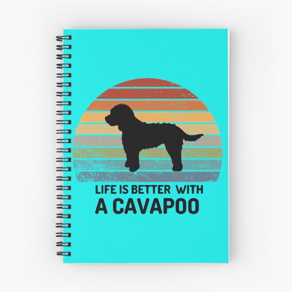 Item preview, La vida es mejor con una puesta de sol Cavapoo Retro designed and sold by TeeSpillstore.