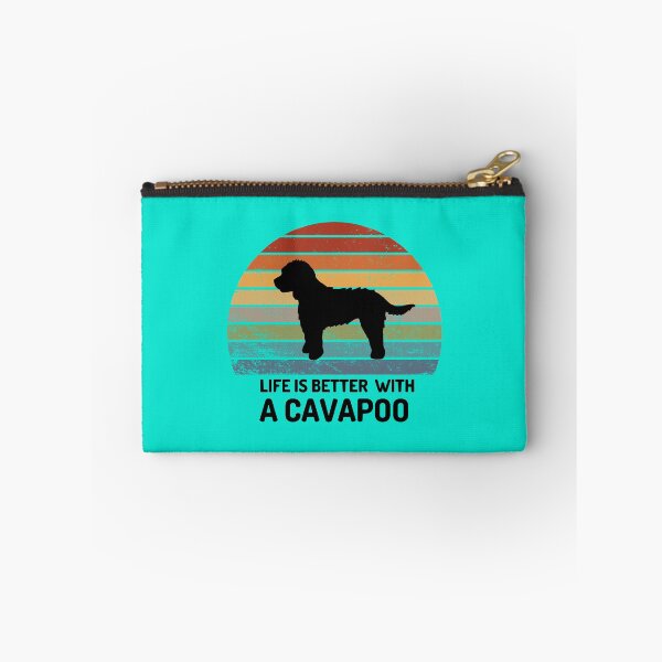 Item preview, Life is Better with a Cavapoo Retro sunset designed and sold by TeeSpillstore.