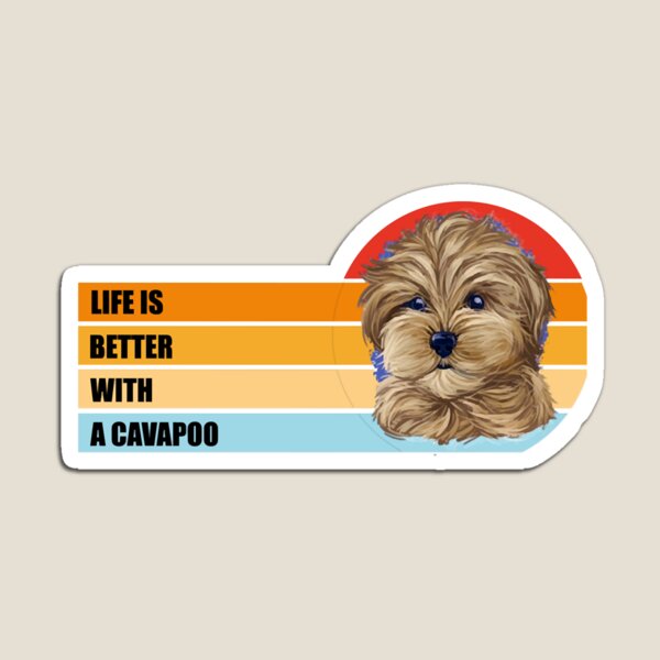 Artikelvorschau, Das Leben ist besser mit einem Cavapoo entworfen und verkauft von TeeSpillstore.
