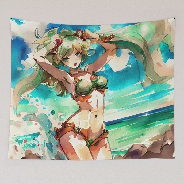 Artikelvorschau, Anime-Bikini-Mädchen #8 entworfen und verkauft von Eynoxart.