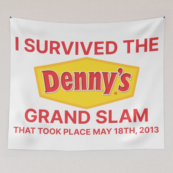 Item preview, denny's grand slam, i survived the dennys grand slam designed and sold by bingo-.