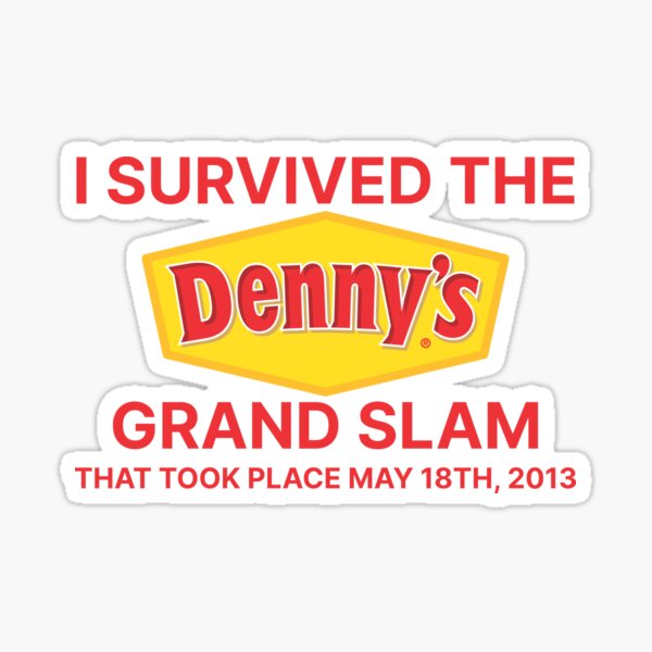 Item preview, denny's grand slam, i survived the dennys grand slam designed and sold by bingo-.