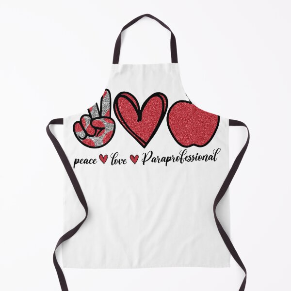 Item preview, Cute Peace Love Paraprofessional Gift Women Lover designed and sold by sheamgjirij.
