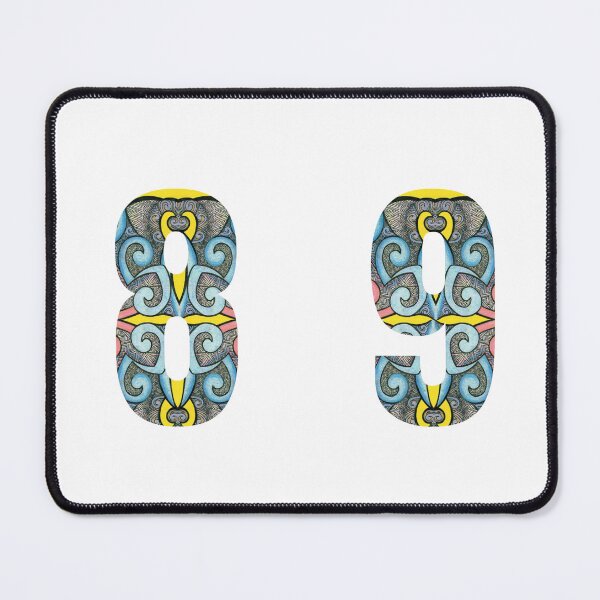 Item preview, FUNKY NUMBERS - Especially Designed for Letter Box Stickers - Original Maori Design designed and sold by KiwiAnniesArtNZ.