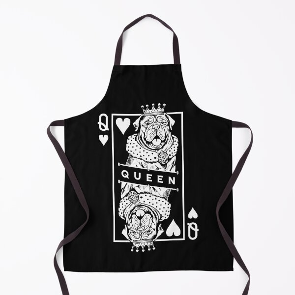 Item preview, Dogue de Bordeaux Queen Of Hearts Funny Dog Card Pop Art designed and sold by GrandeDuc.