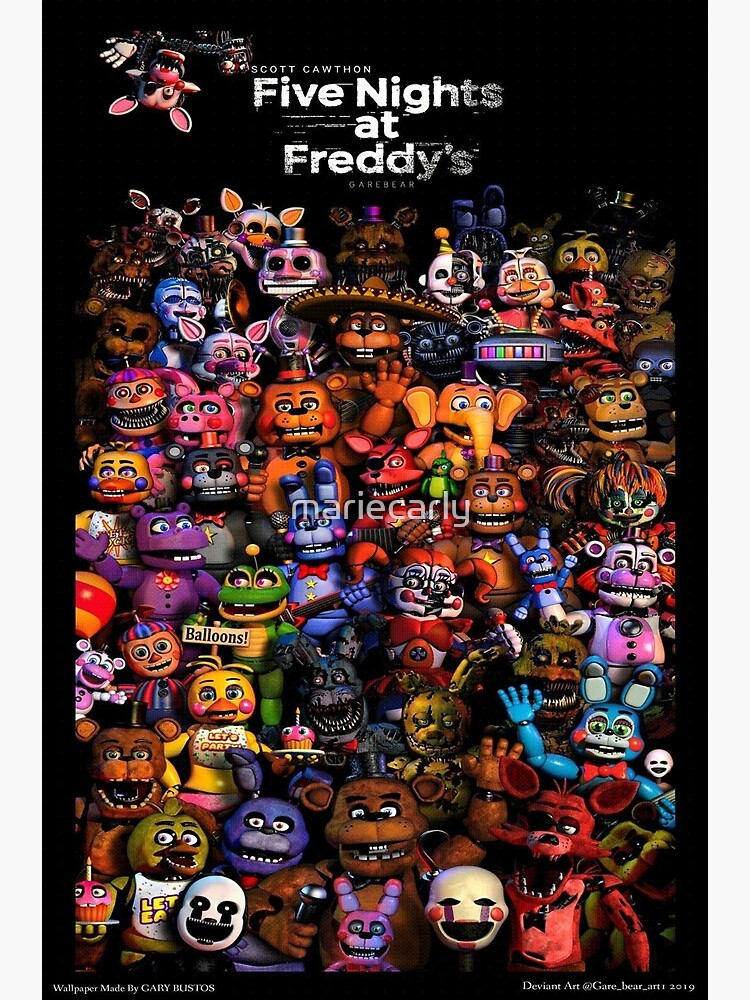 Five Nights at Freddy's Poster Game 8 X 10 Algeria