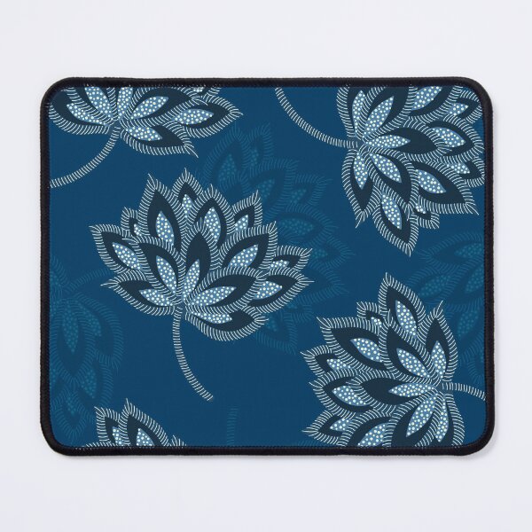 Item preview, Jacobean Flower Indigo designed and sold by Sarah Thorpe Designs .