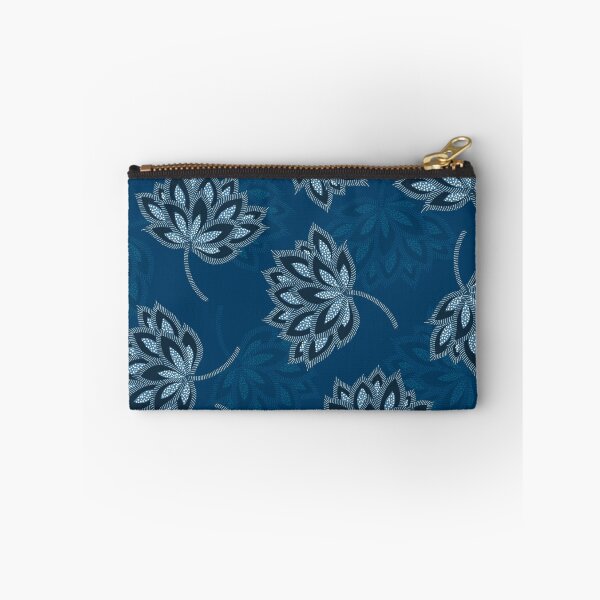 Item preview, Jacobean Flower Indigo designed and sold by Sarah Thorpe Designs .
