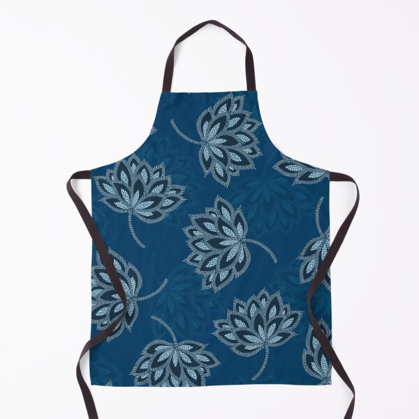 Item preview, Jacobean Flower Indigo designed and sold by Sarah Thorpe Designs .