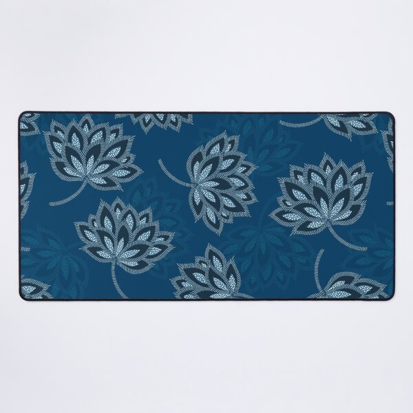 Item preview, Jacobean Flower Indigo designed and sold by Sarah Thorpe Designs .