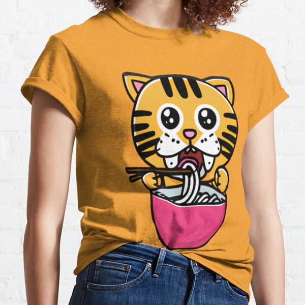 japanese ramen noodles,kawaii,Tiger Classic T-Shirt