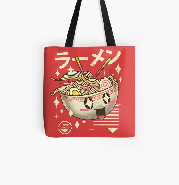 Kawaii Ramen All Over Print Tote Bag