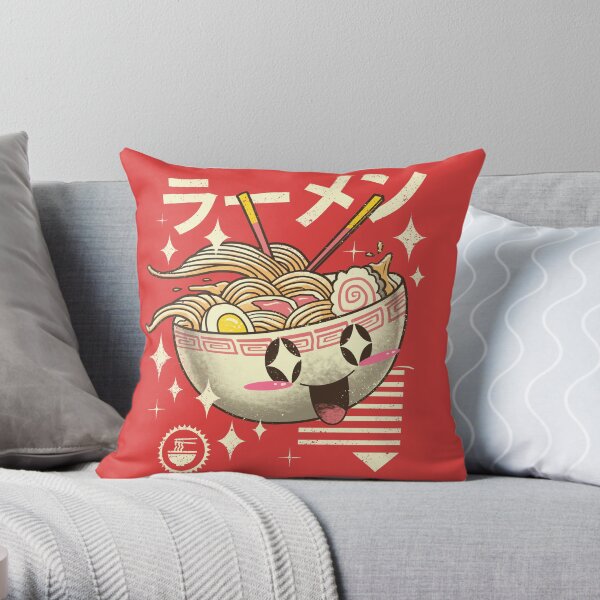 MegaUltraEpic Anime Japanese Anime Kawaii Red Panda Ramen Throw Pillow Multicolor 18x18 MegaUltraEpic Anime Japanese Anime Kawaii Red Panda Ramen Throw Pillow Multicolor 18x18