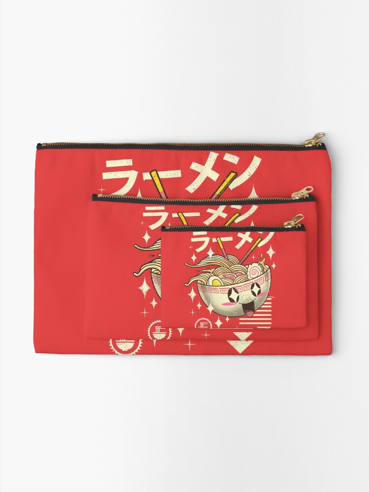 Alternate view of Kawaii Ramen Zipper Pouch