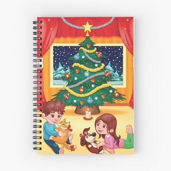 Artikelvorschau, Weihnachtsbäume und glückliche Kinder im Throw-Kissen entworfen und verkauft von PRECALB OUTFIT.