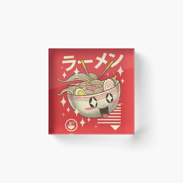 Kawaii Ramen Acrylic Block