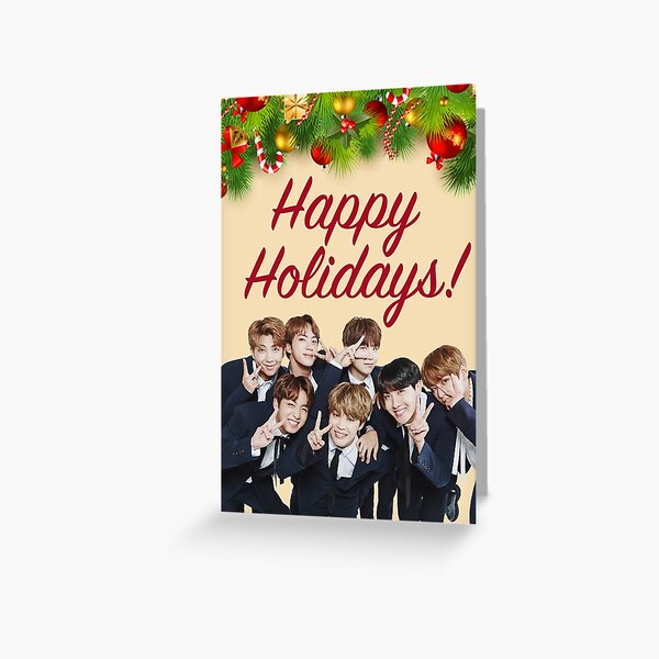 BTS Holiday Card Greeting Card