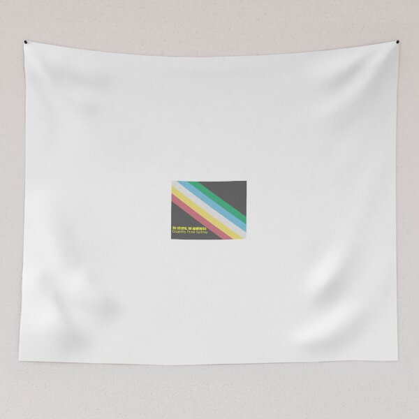 Item preview, Disability pride flag for Australia No Shame, No Apologies designed and sold by DisabledPride.