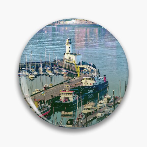 Item preview, Scarborough Lighthouse at Dusk designed and sold by Alisonchambers2.