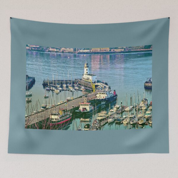 Item preview, Scarborough Lighthouse at Dusk designed and sold by Alisonchambers2.