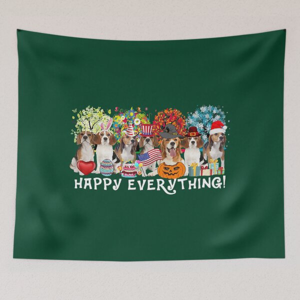 Item preview, Happy Everything Belgian Malinois Dog Seasons All Year Tree31 designed and sold by Gootyn.