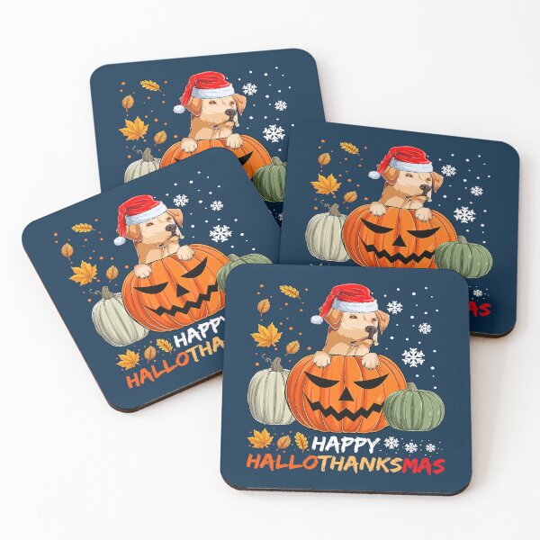 Item preview, Happy Hallothanksmas Labrador Dog Shirts Thanksgiving Xmas35 designed and sold by Gootyn.