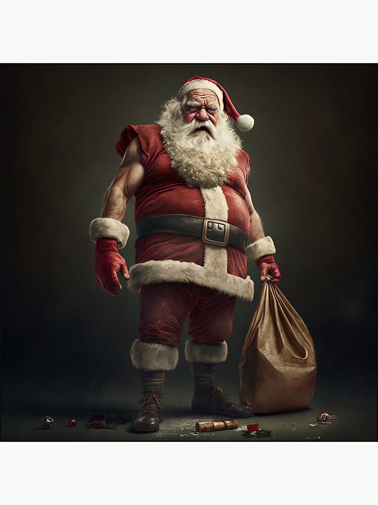 Bad Santa Clause bringing you filth and coal