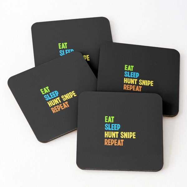 Item preview, Eat, Sleep, Hunt Snipe, Repeat. Funny Snipe Hunting designed and sold by Gold Wings Tees.
