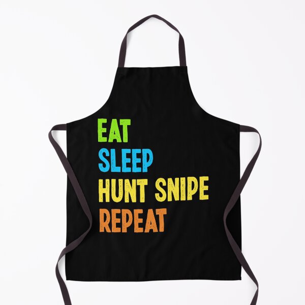 Item preview, Eat, Sleep, Hunt Snipe, Repeat. Funny Snipe Hunting designed and sold by Gold Wings Tees.