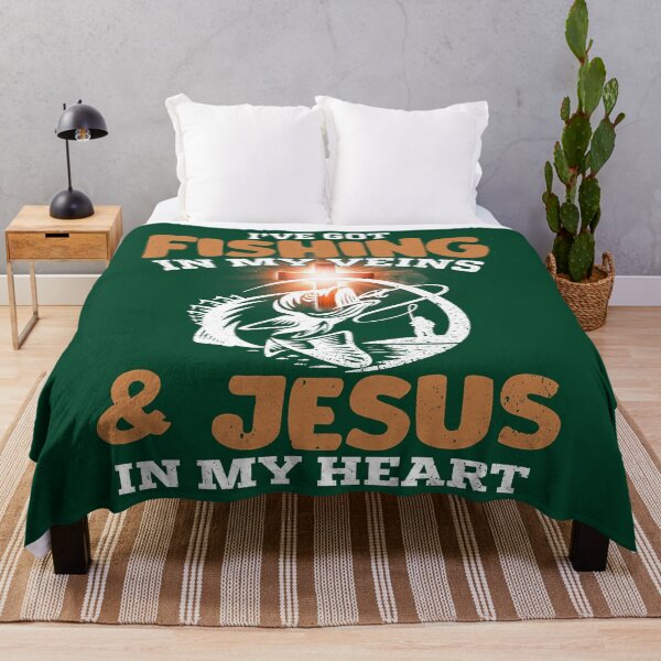 Item preview, Ive Got Fishing in My Veins and Jesus in My Heart 238 designed and sold by Gootyn.