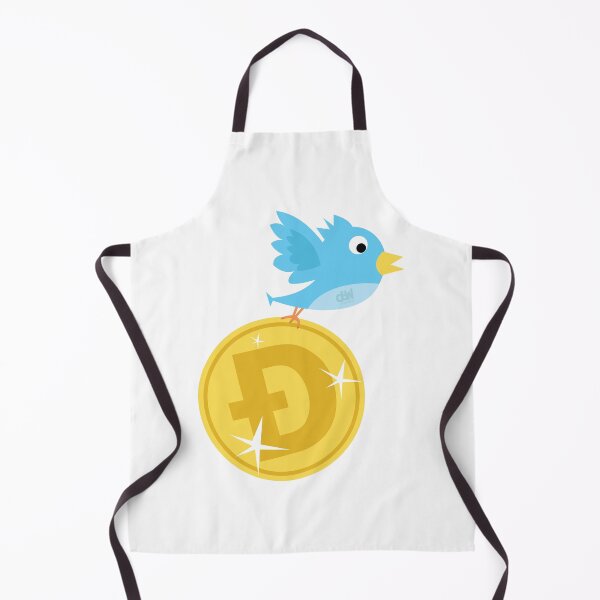 Item preview, Twitter Bird Flying With Doge Coin And Bringing It To New All Time Highs Blue Tweet Bird designed and sold by doseofwin.