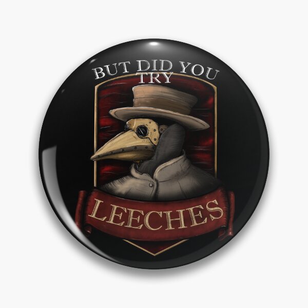 Item preview, But did you try leeches? Steampunk Gift - Plague Doctor Shirt designed and sold by TuuliTuule.