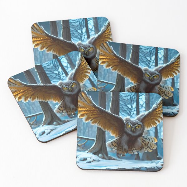 Item preview, Ep 3 Winter Night Snowy owl designed and sold by It's All Yours.
