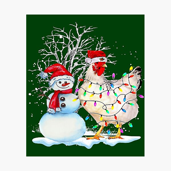 Item preview, Navidad Muñeco De Nieve Y Pollo Luces De Navidad343 designed and sold by 2SCOM.